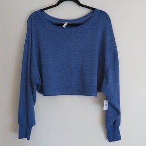 NWT Free People Movement | Size Medium | Cropped Crewneck Sweatshirt Top Workout